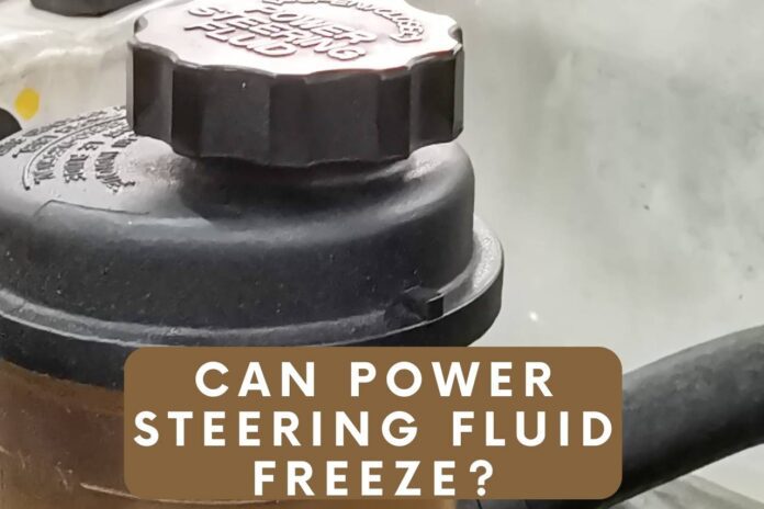 can power steering fluid freeze