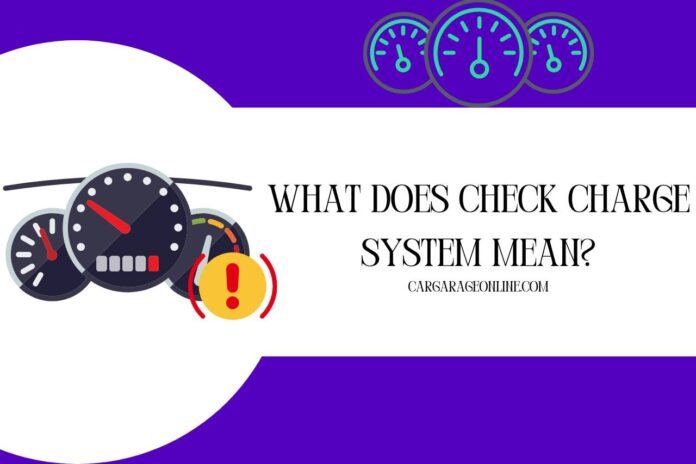 what does check charge system mean